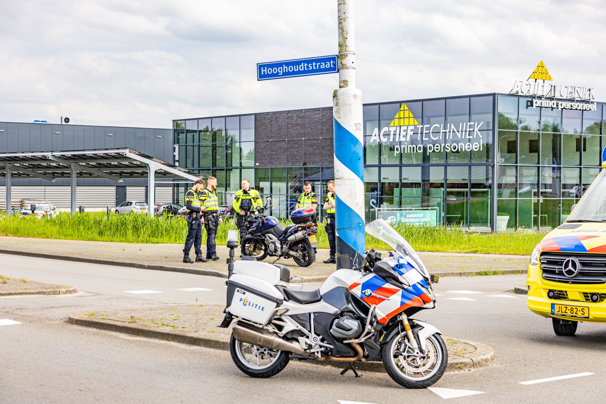 Motorrijder gewond bij verkeersongeluk op Euvelgunne