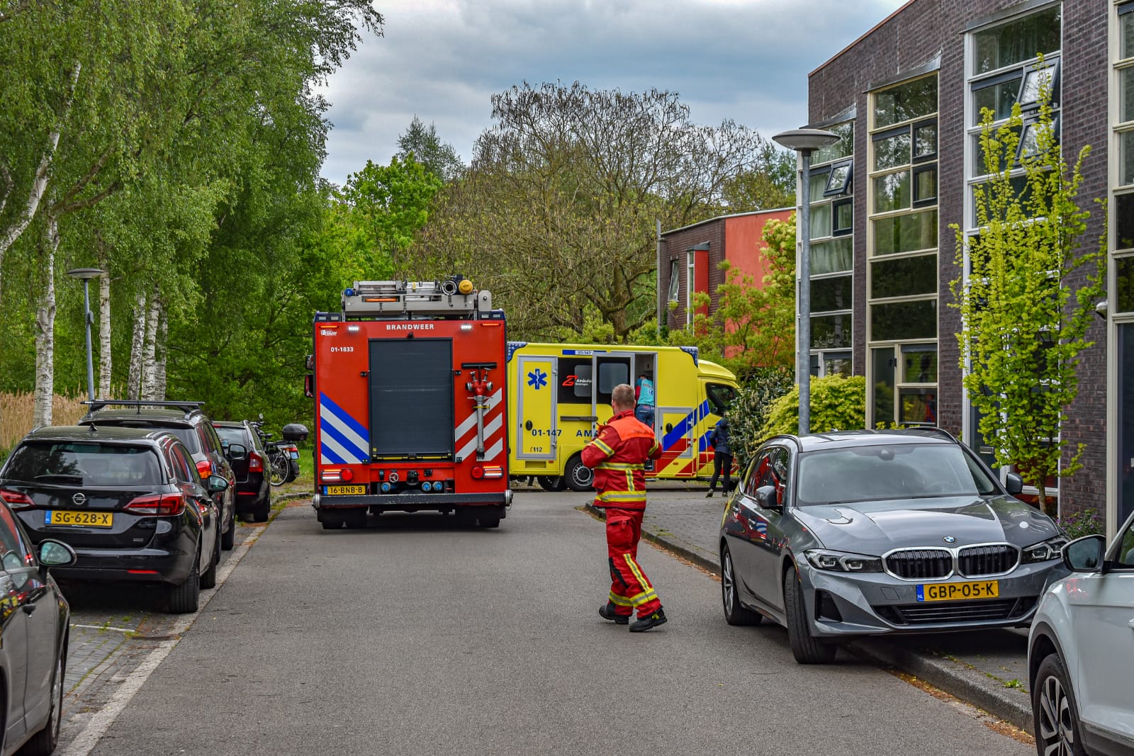 Kind met voet klem in fiets: brandweer schiet te hulp