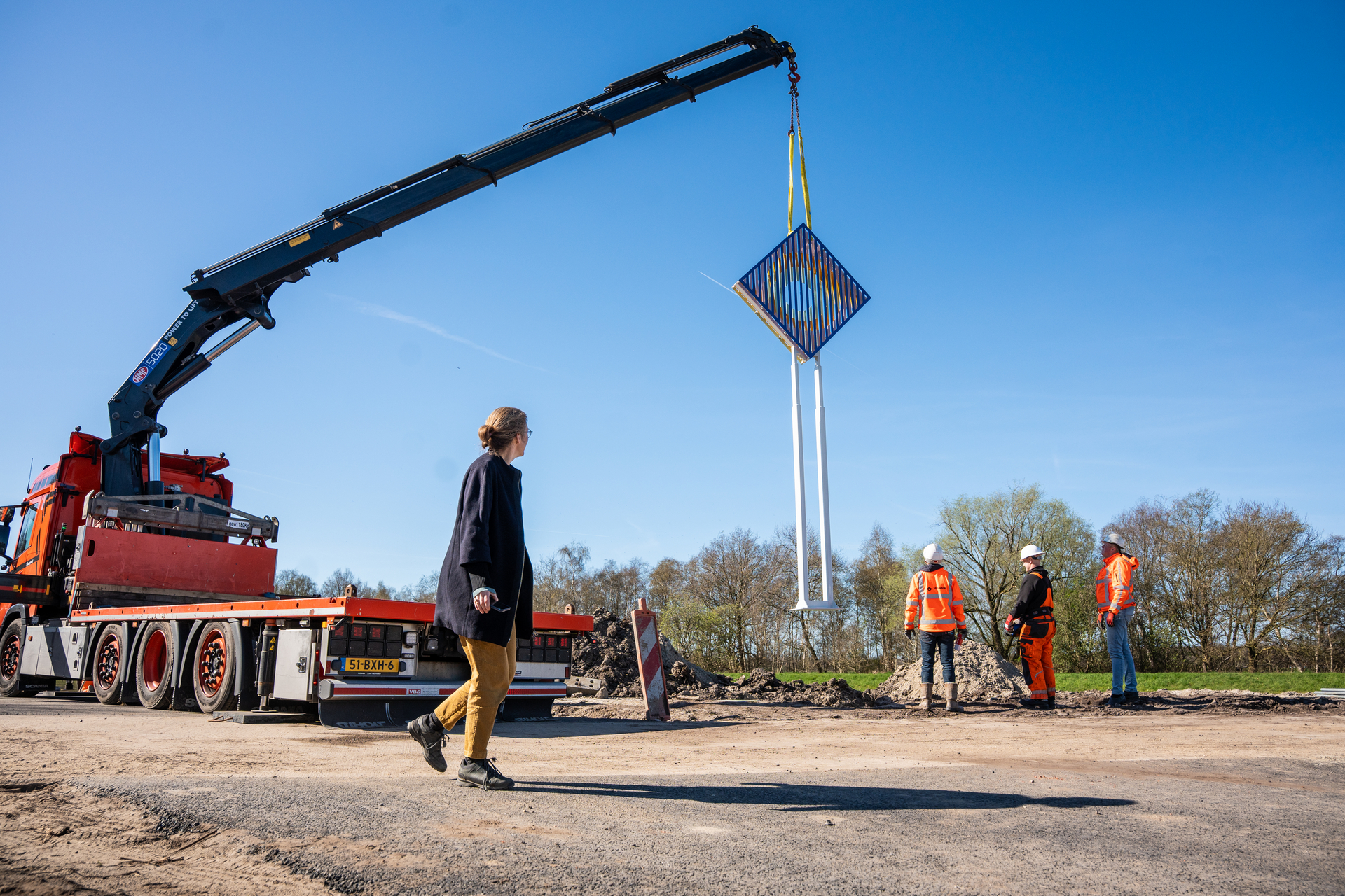 Fietsen door een optische illusie: vier opvallende kunstwerken sieren doorfietsroute naar Assen