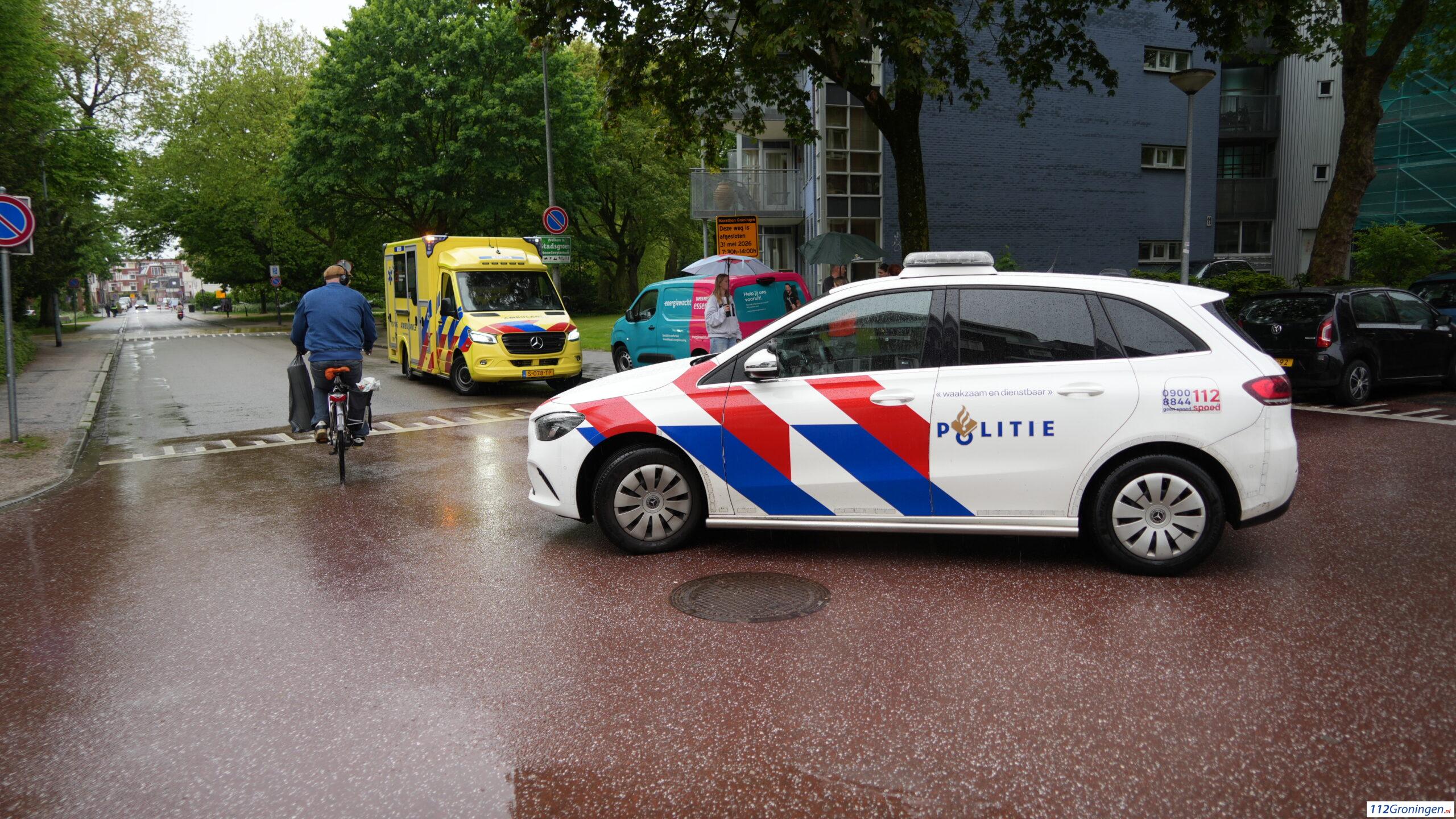 Fietser gewond na aanrijding met auto