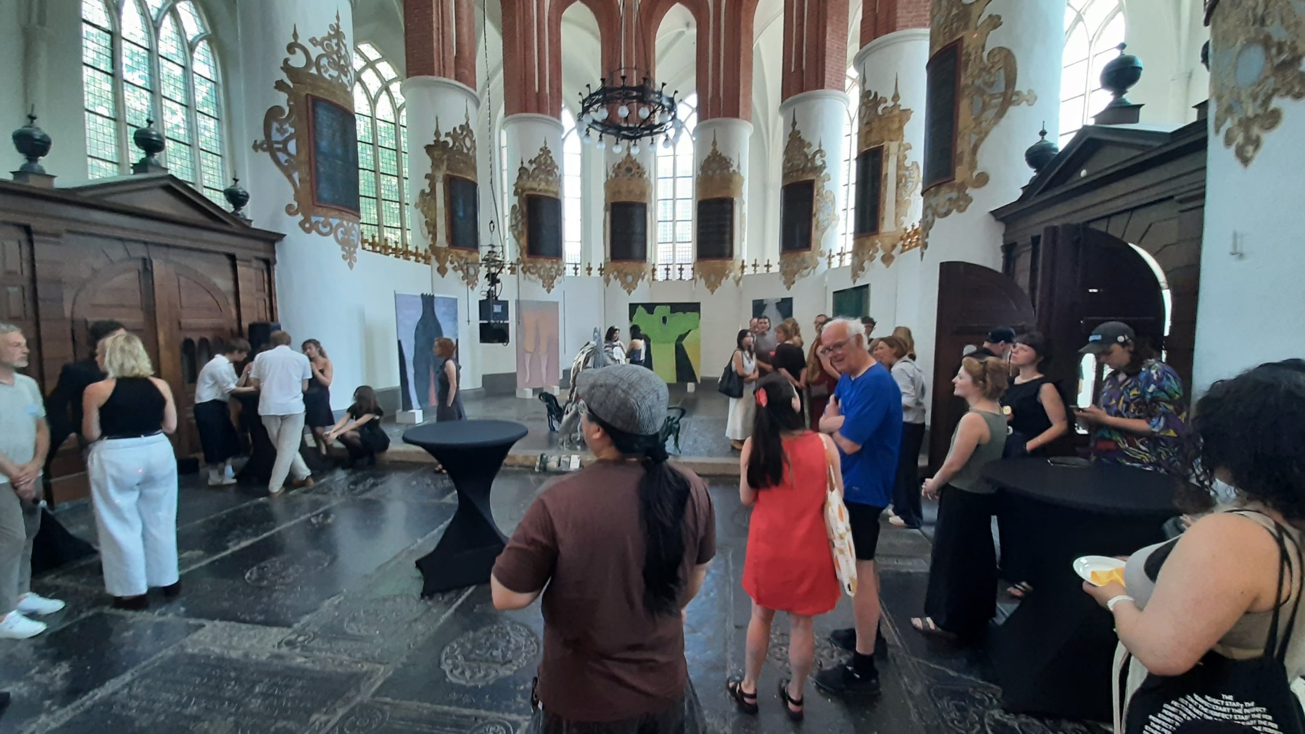 Akerk decor voor Graduation Show