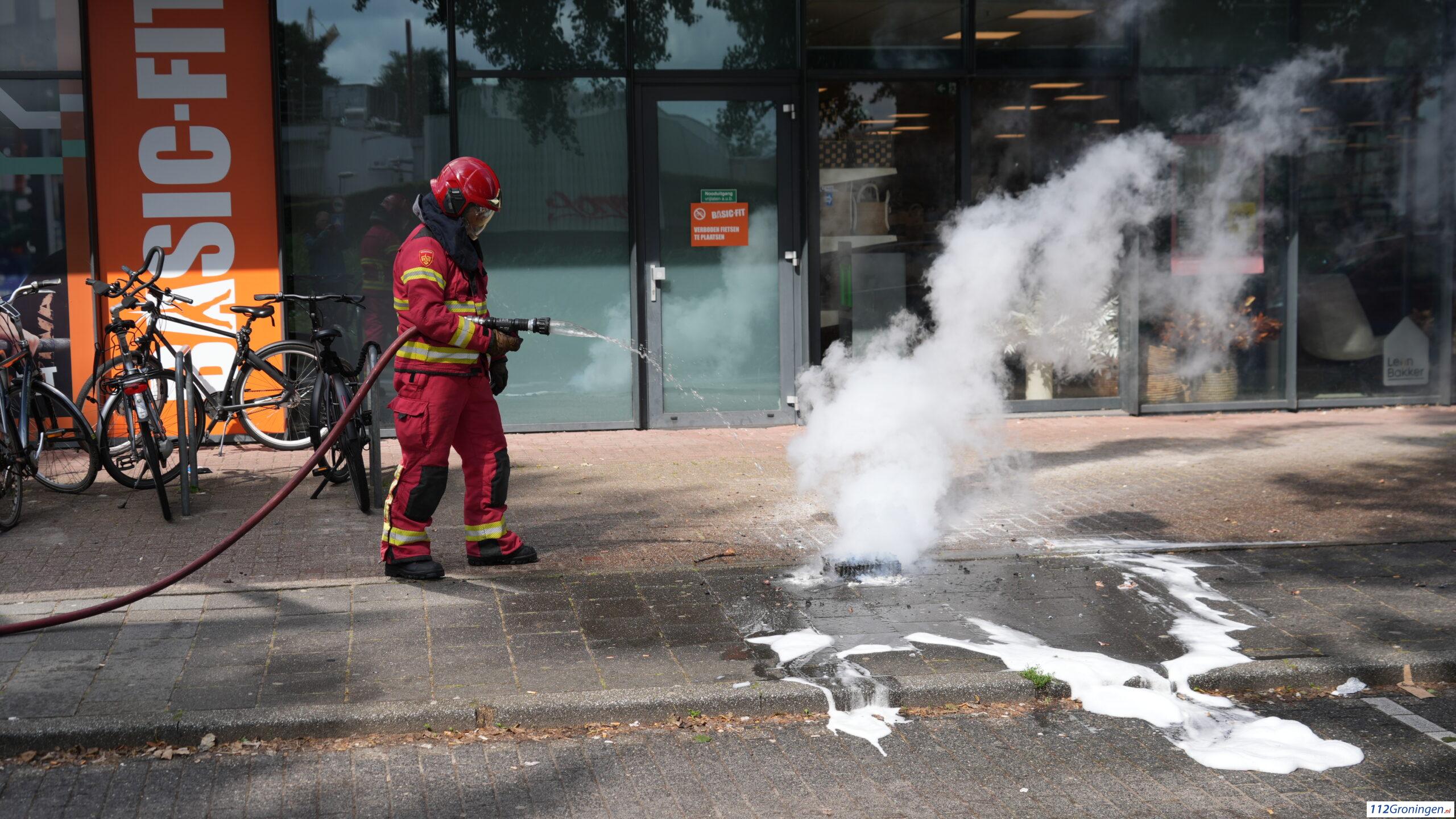 Accu vliegt spontaan in brand