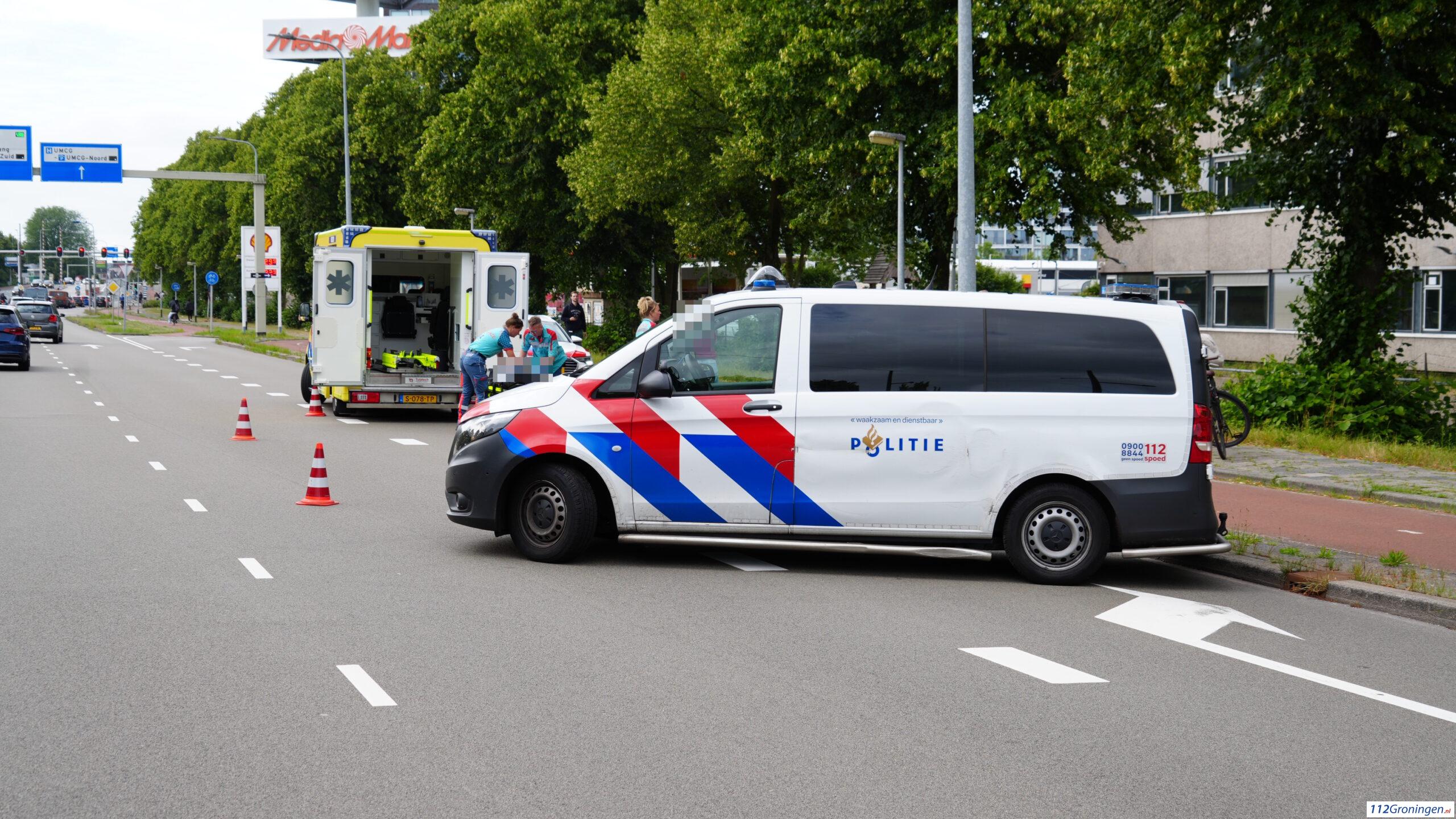 Gewonde bij aanrijding op fietspad Europaweg