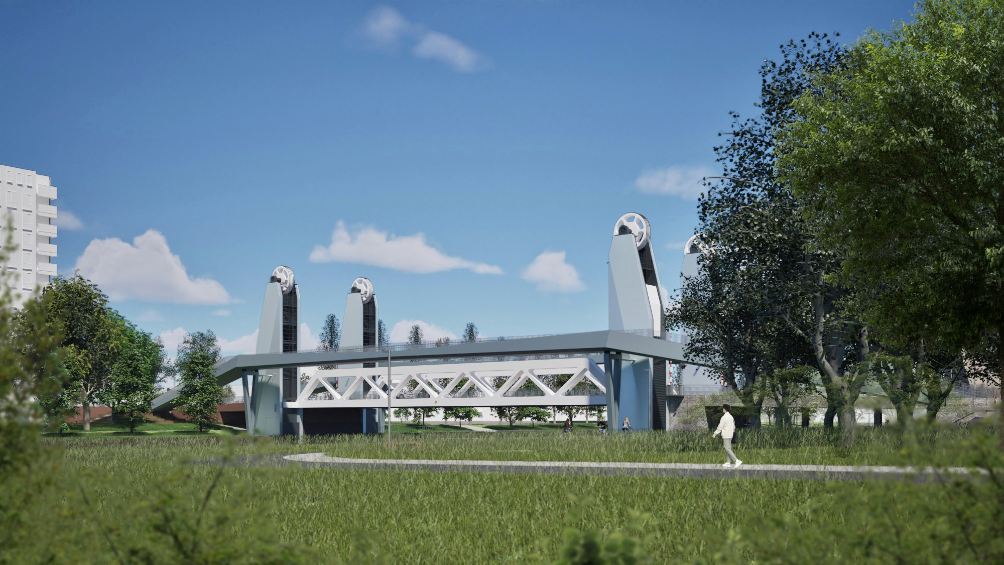 Omgeving Gerrit Krolbrug wordt natuurlijk en parkachtig
