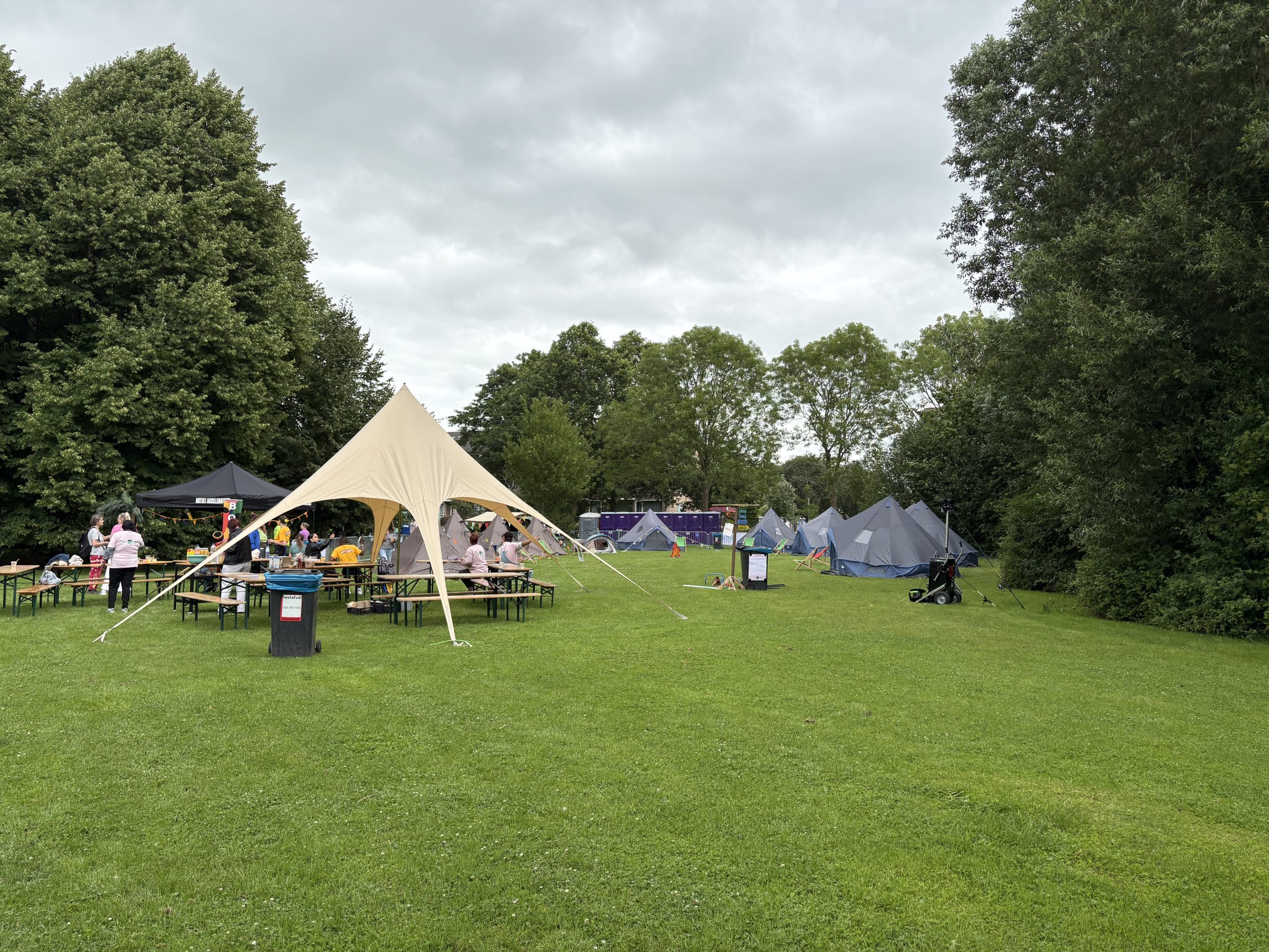 Eerste editie van de buurtcamping in Selwerd