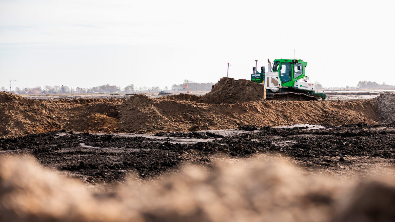 Miljoen kuub zand verplaatst zich komende jaren onder de grond van het Woldmeer naar De Eems
