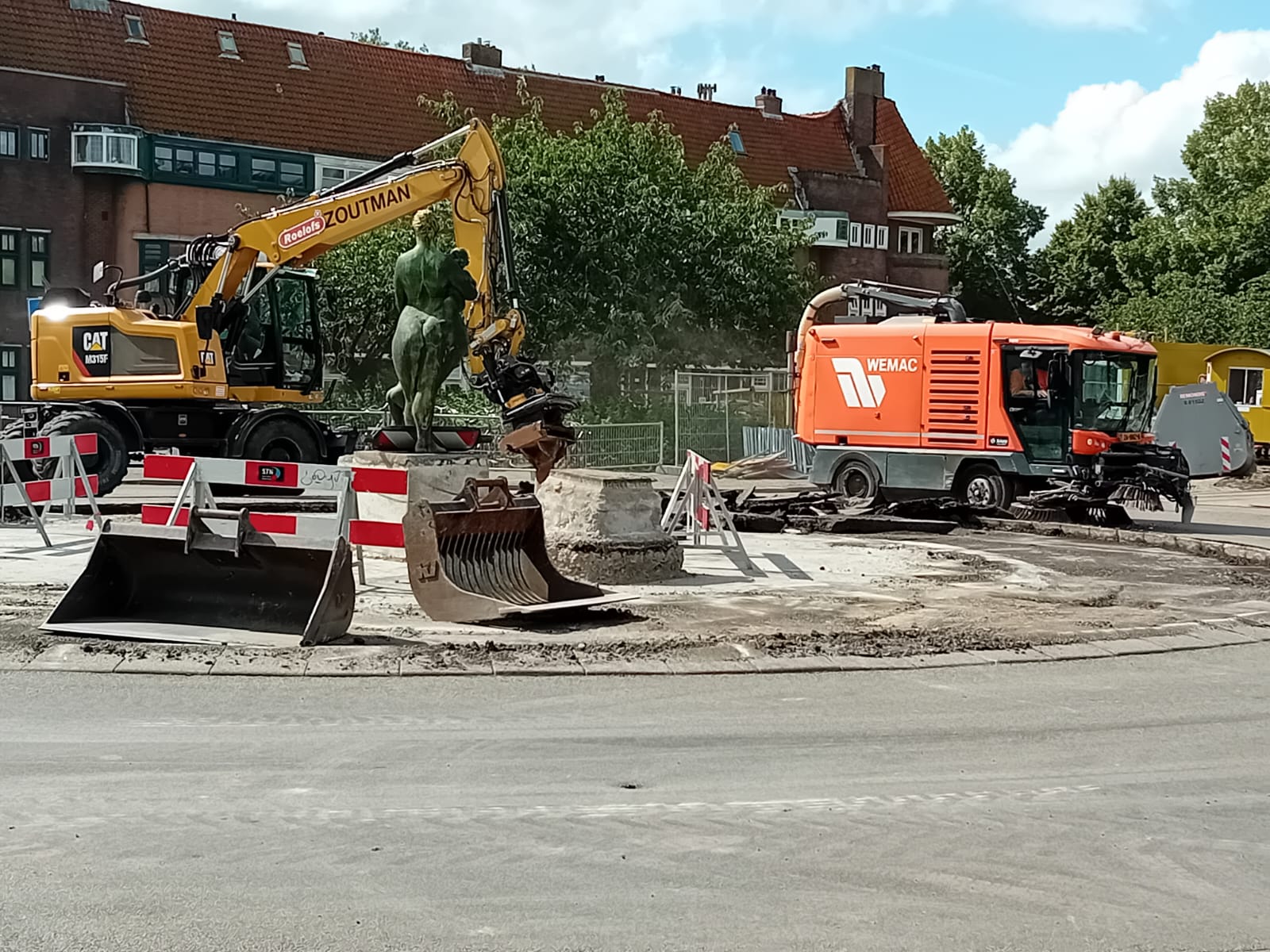 Werkzaamheden aan rotonde Korreweg gestart