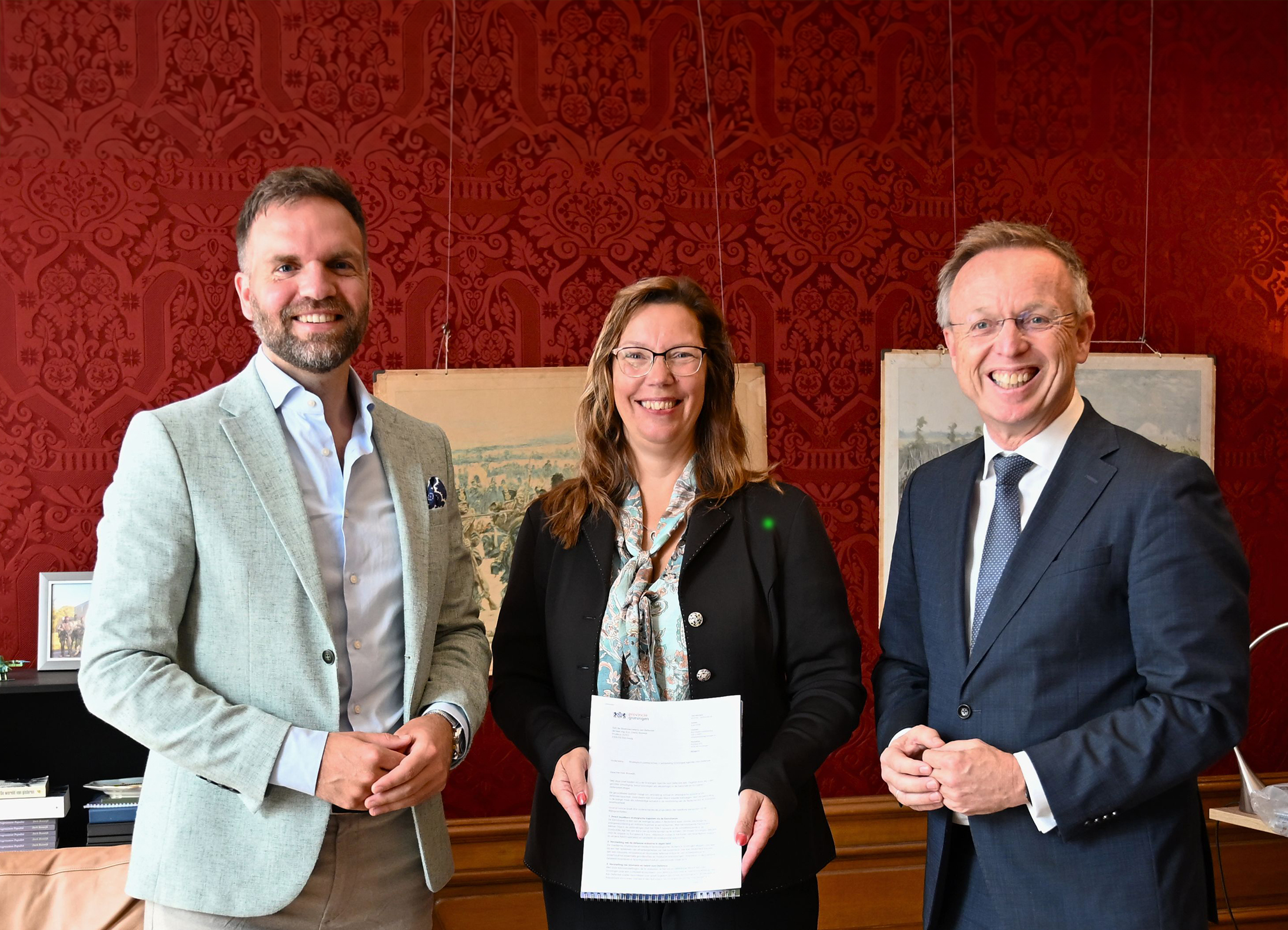 Provinciebestuur doet Groningen in de aanbieding bij Defensie