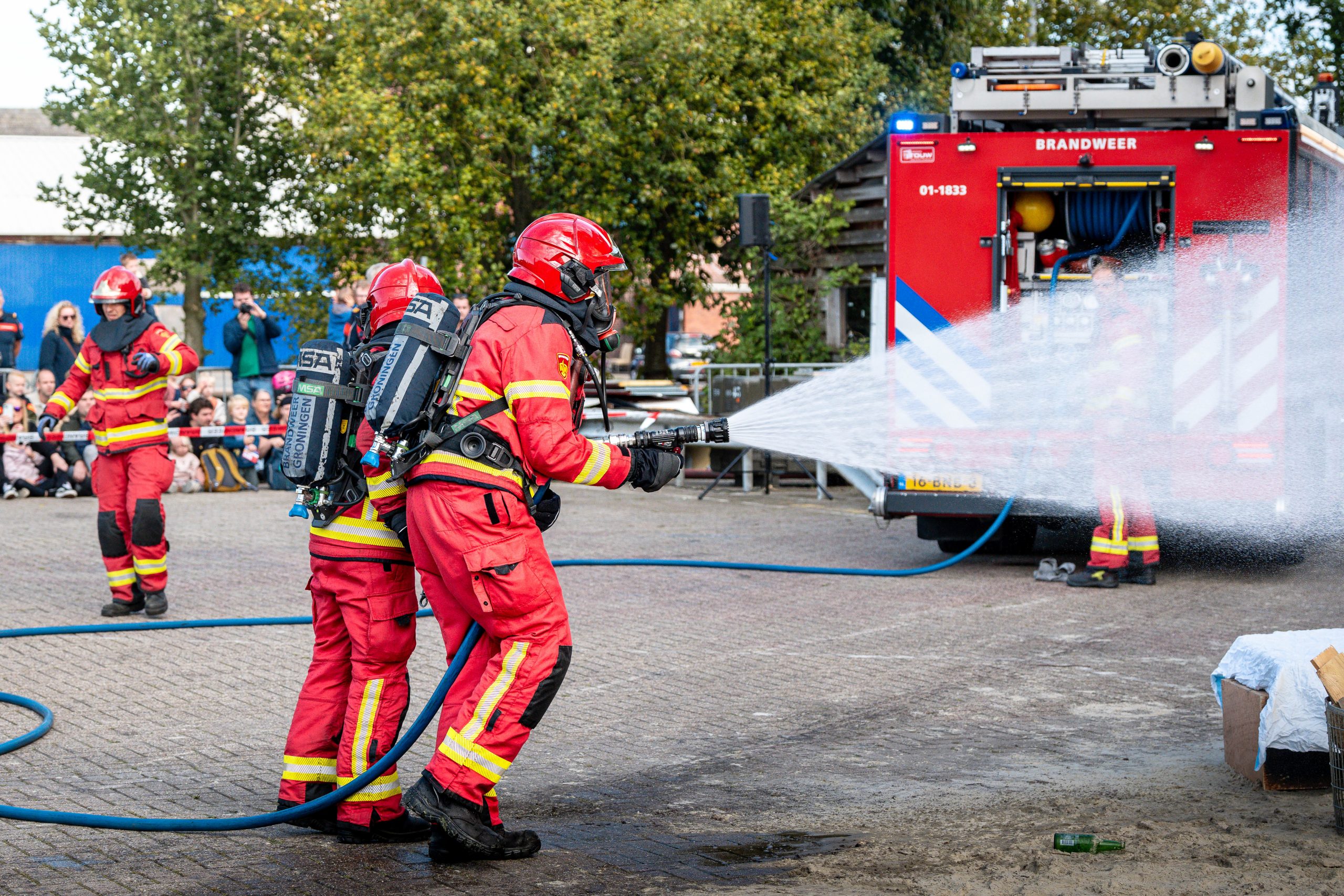 Veel bezoekers verwacht bij open dag Brandweer Groningen