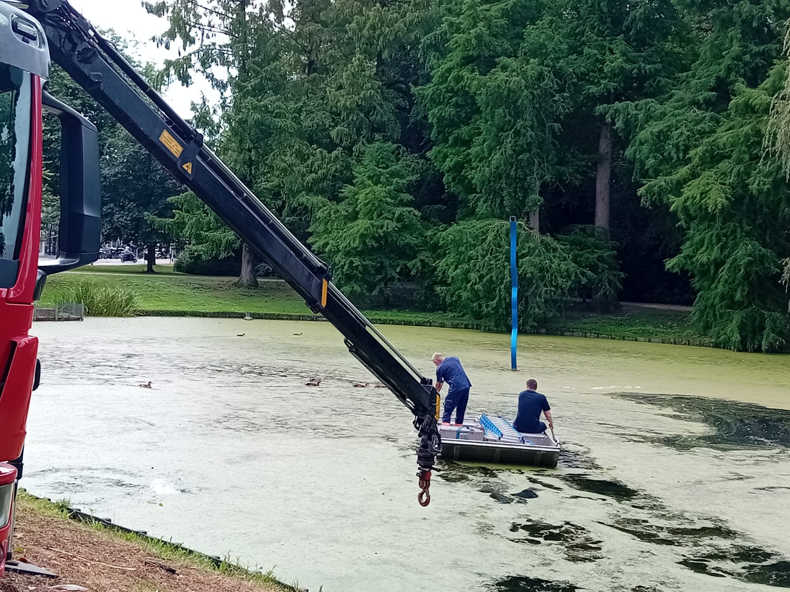 Fontein Noorderplantsoen spuit weer water na reparatie
