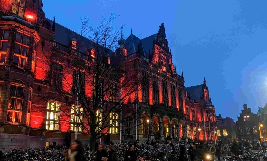 Academiegebouw donderdag oranje verlicht voor World Patient Safety Day