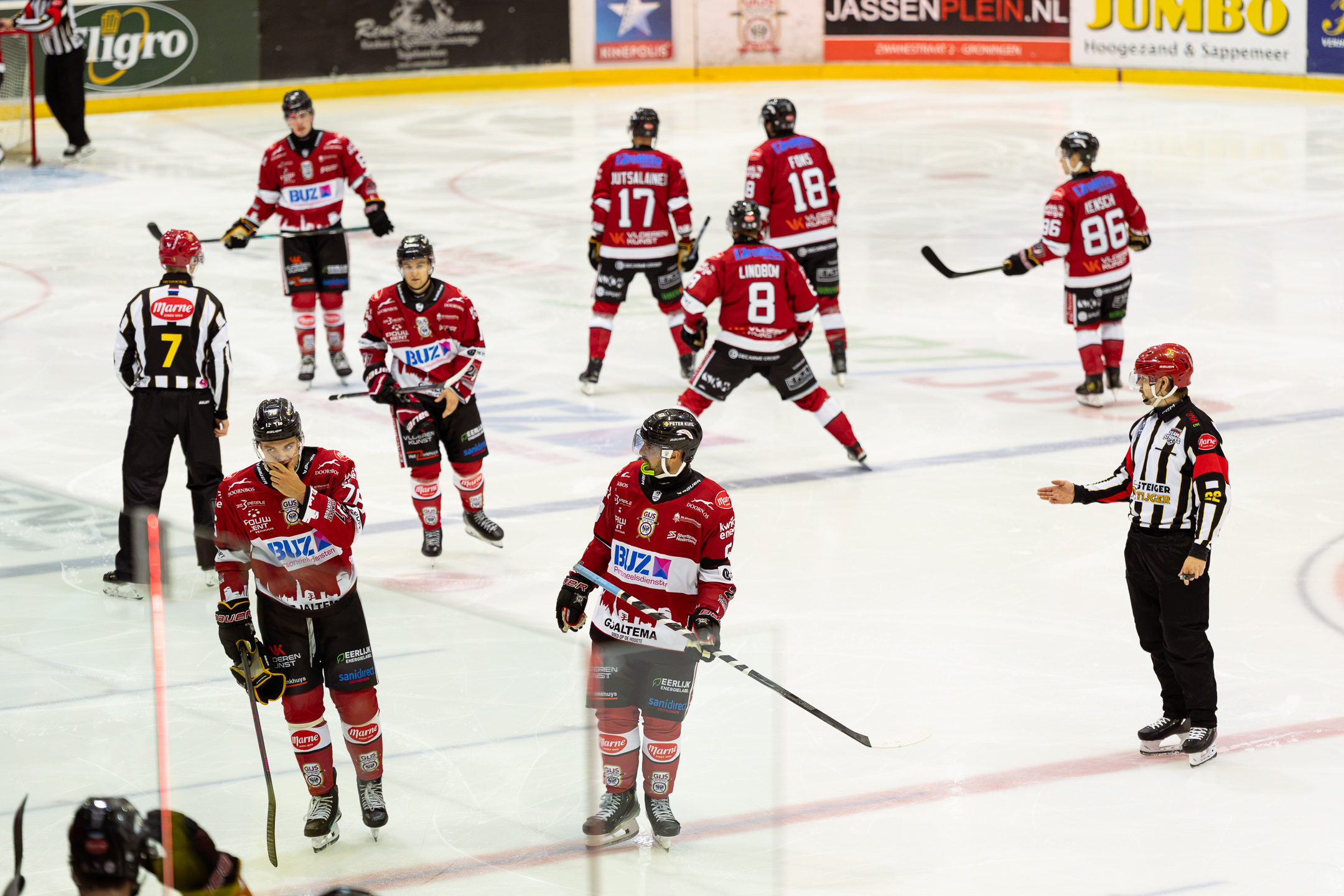 Vierde nederlaag op rij voor ijshockeyers GIJS: Tilburg Trappers met 3-7 te sterk op Kardinge