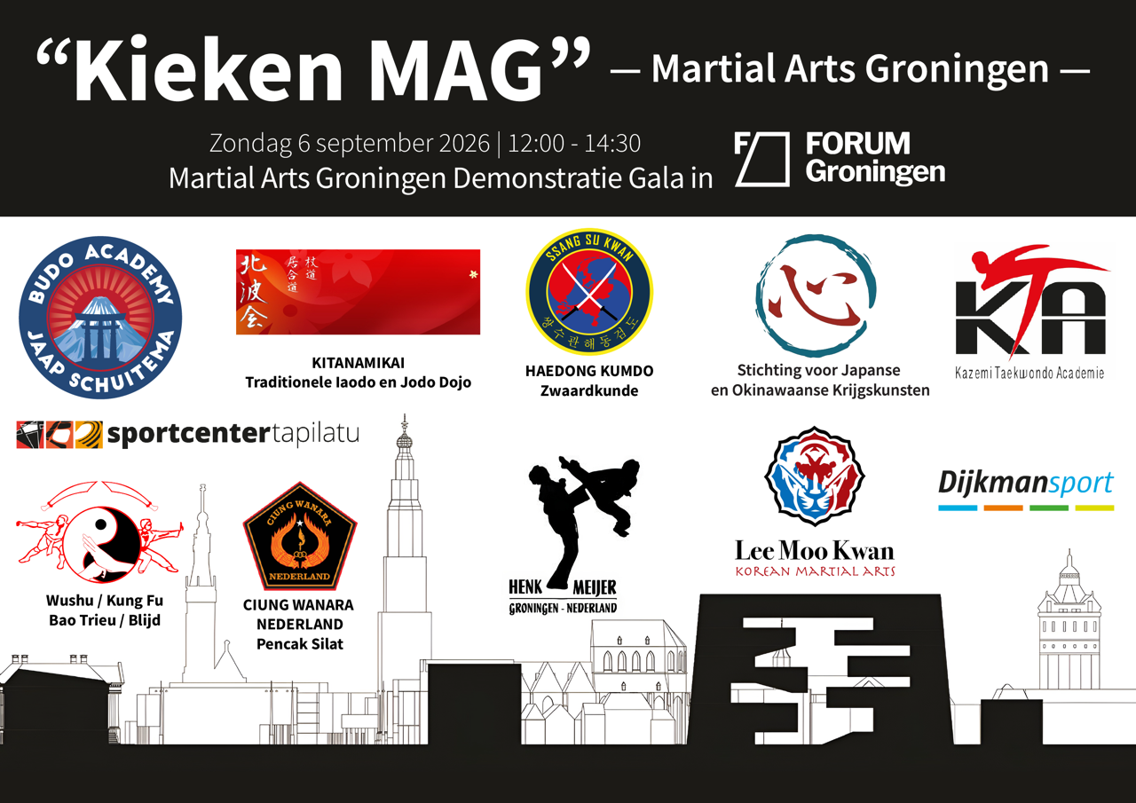 Demonstraties van twaalf vechtsportscholen in Forum