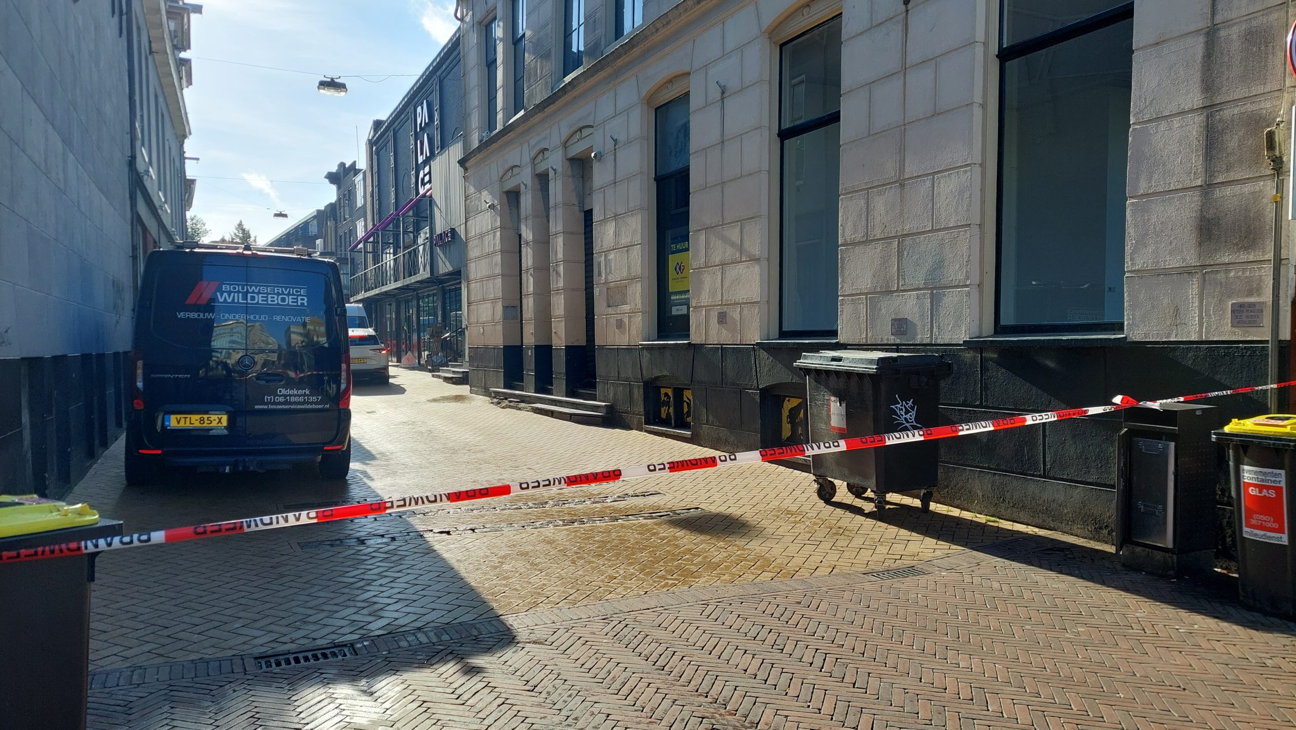 Gaslek in Gelkingestraat