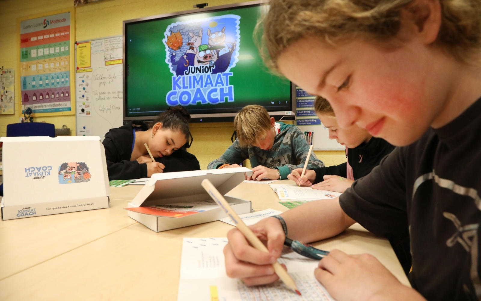 Kinderen leren voor Klimaatcoach en Energiecoach