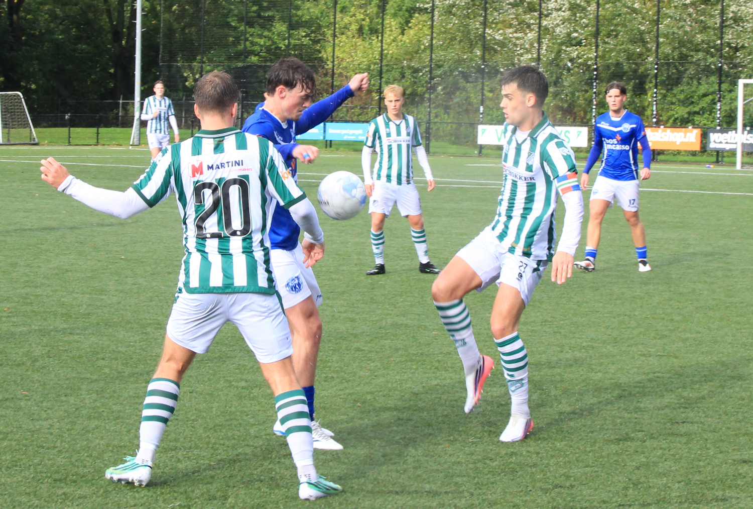 1H: Velocitas veegt VKW van het veld, forse zege PKC’83, remise Be Quick