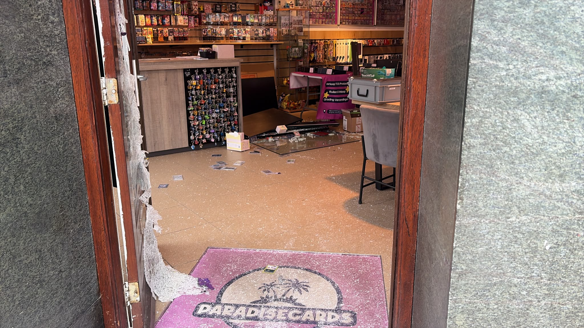 Pokemonwinkel opnieuw slachtoffer van inbraak