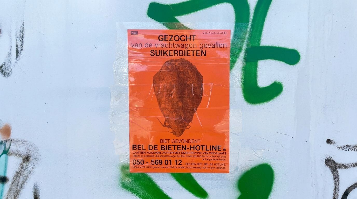 Red een biet, Bel de hotline! Kunstenaarscollectief vraagt Groningers ‘verloren bieten’ op te sporen